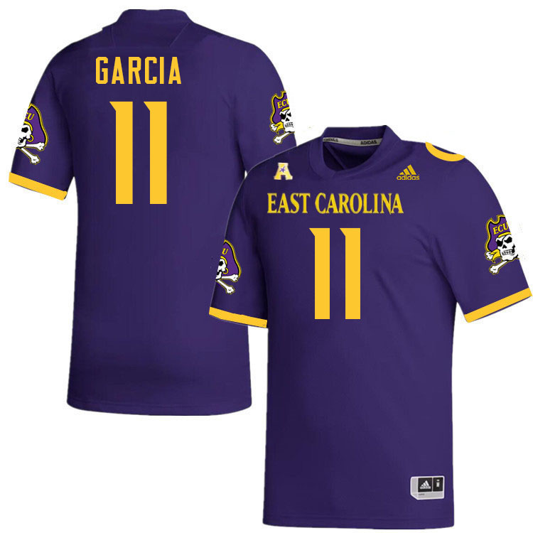 Jake Garcia ECU Jersey,East Carolina Pirates #11 Jake Garcia Jersey Youth College-Purple